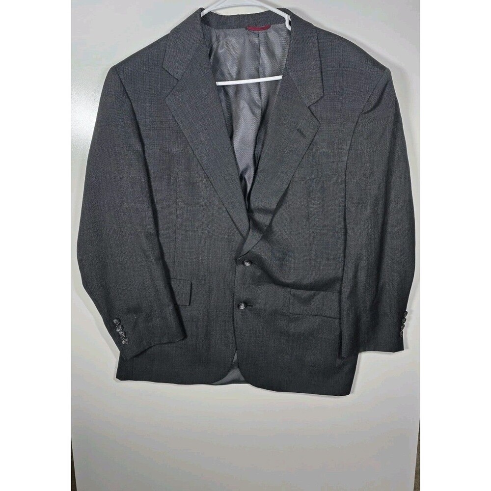 Hart Schaffner Marx 42S Regular Fit Dark Gray Wool Blazer USA #006